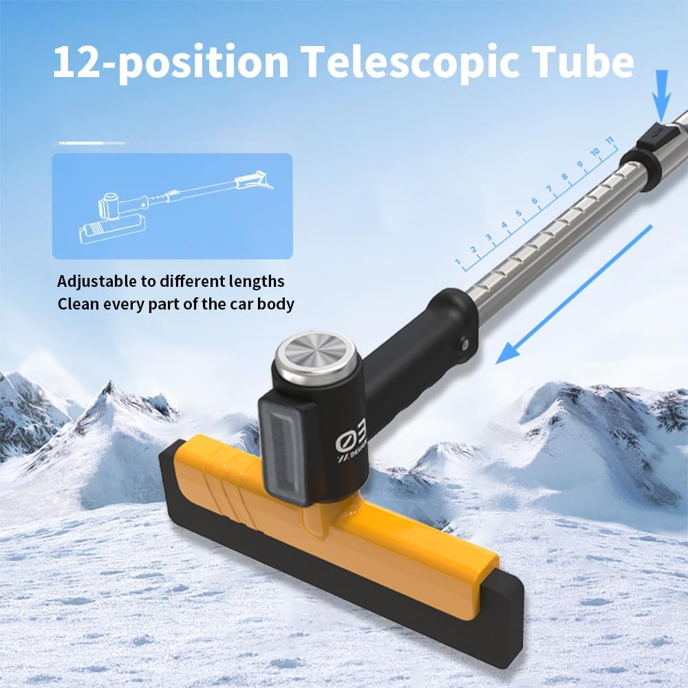 🚗Extendable Ice Scraper & Snow Brush