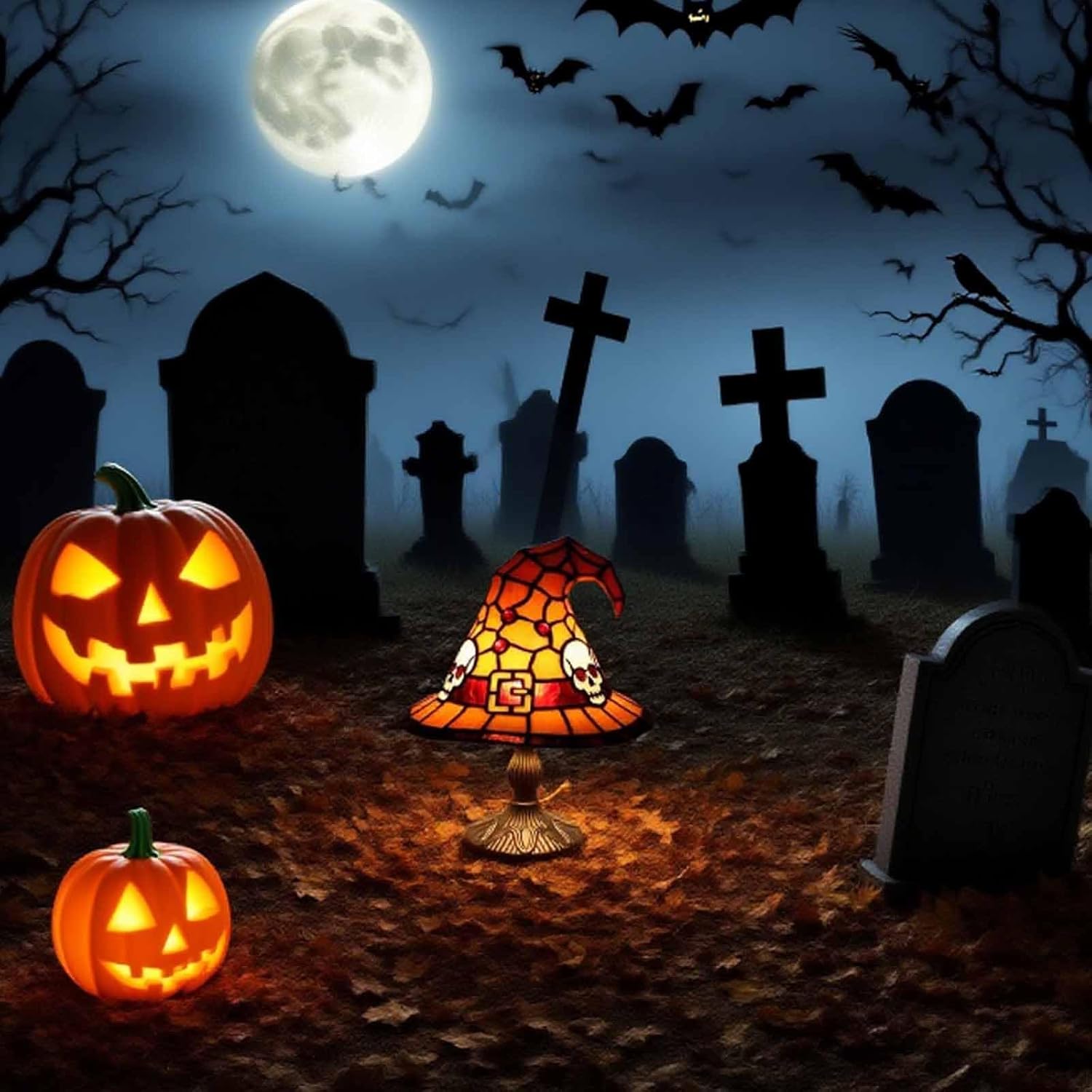 🔥Last Day 49% OFF - Witch Hat Table Lamp Ornament