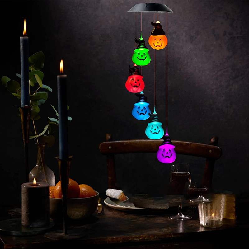 🎃Pumpkin Solar Wind Chimes