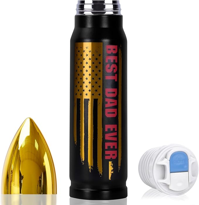 Fathers Day Dad Gifts 17oz Stainless Steel Bullet Tumble