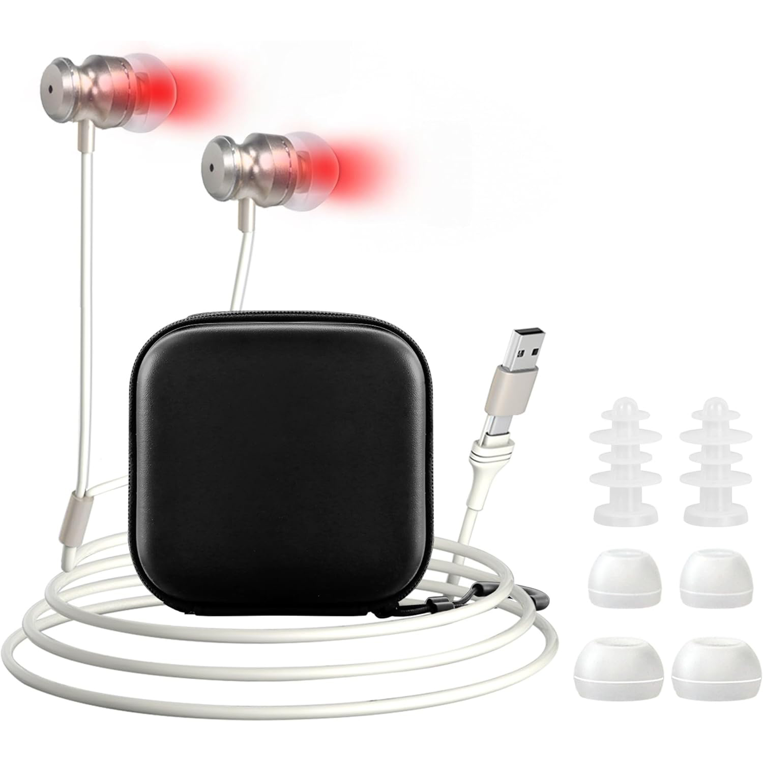 Red Light Therapy Tinnitus Relief Device