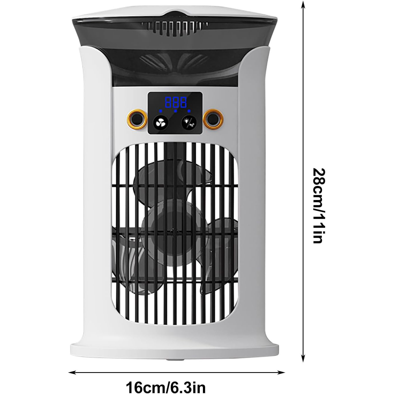Adjustable Silent Cooling Fan With Humidifier