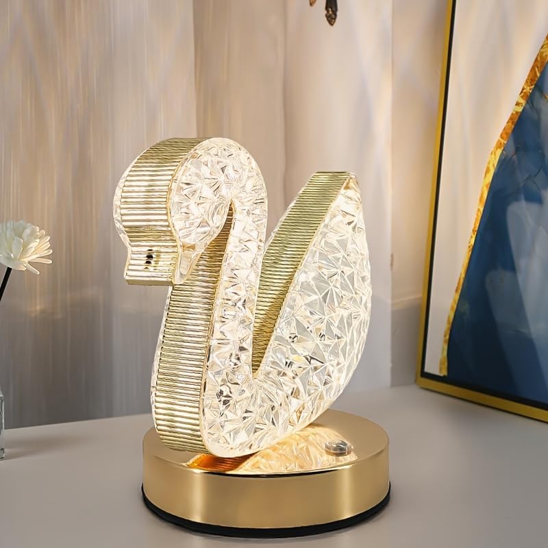 Cordless Crystal Touch Table Lamp