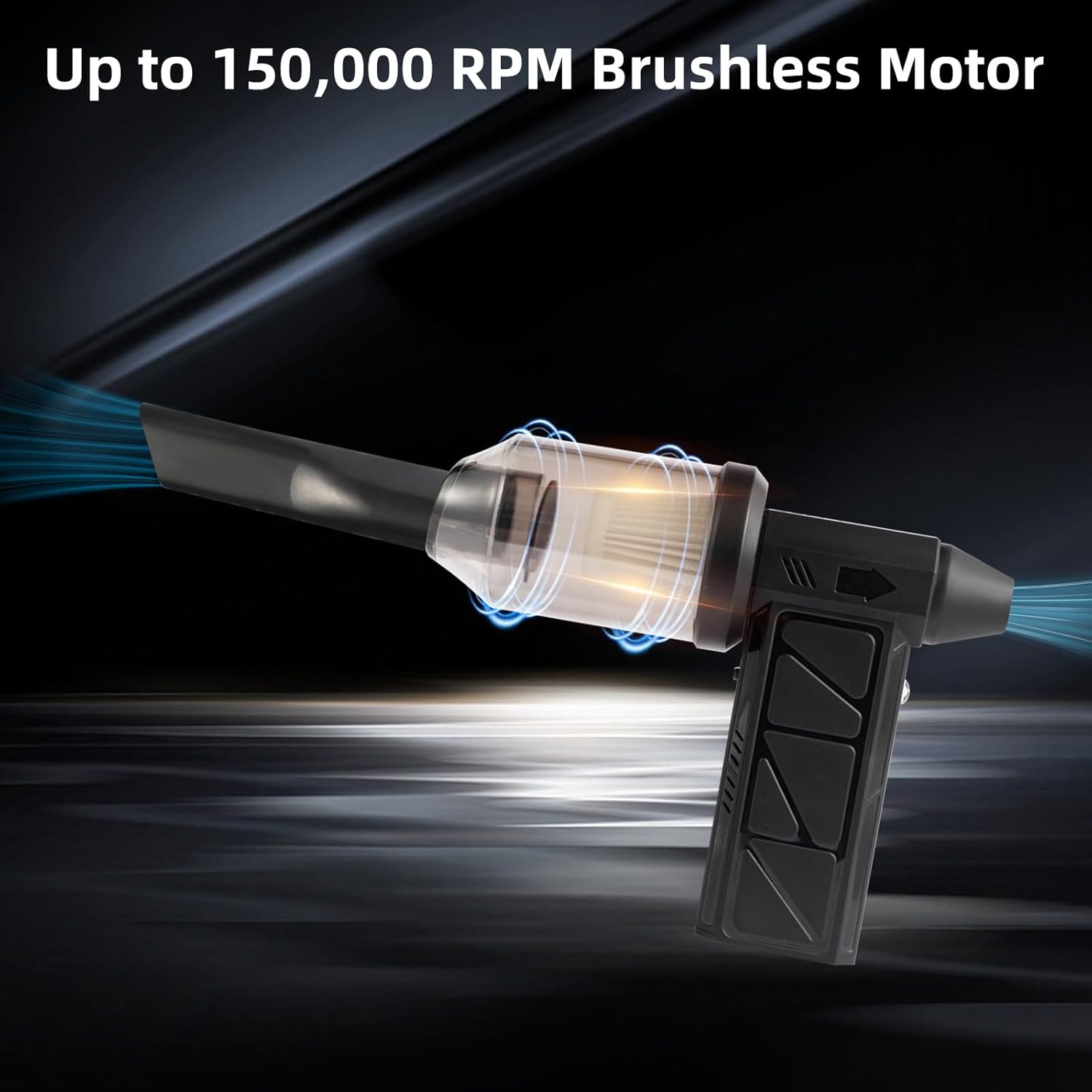 Duster with Blow & Suction Dual Function Handheld Fan