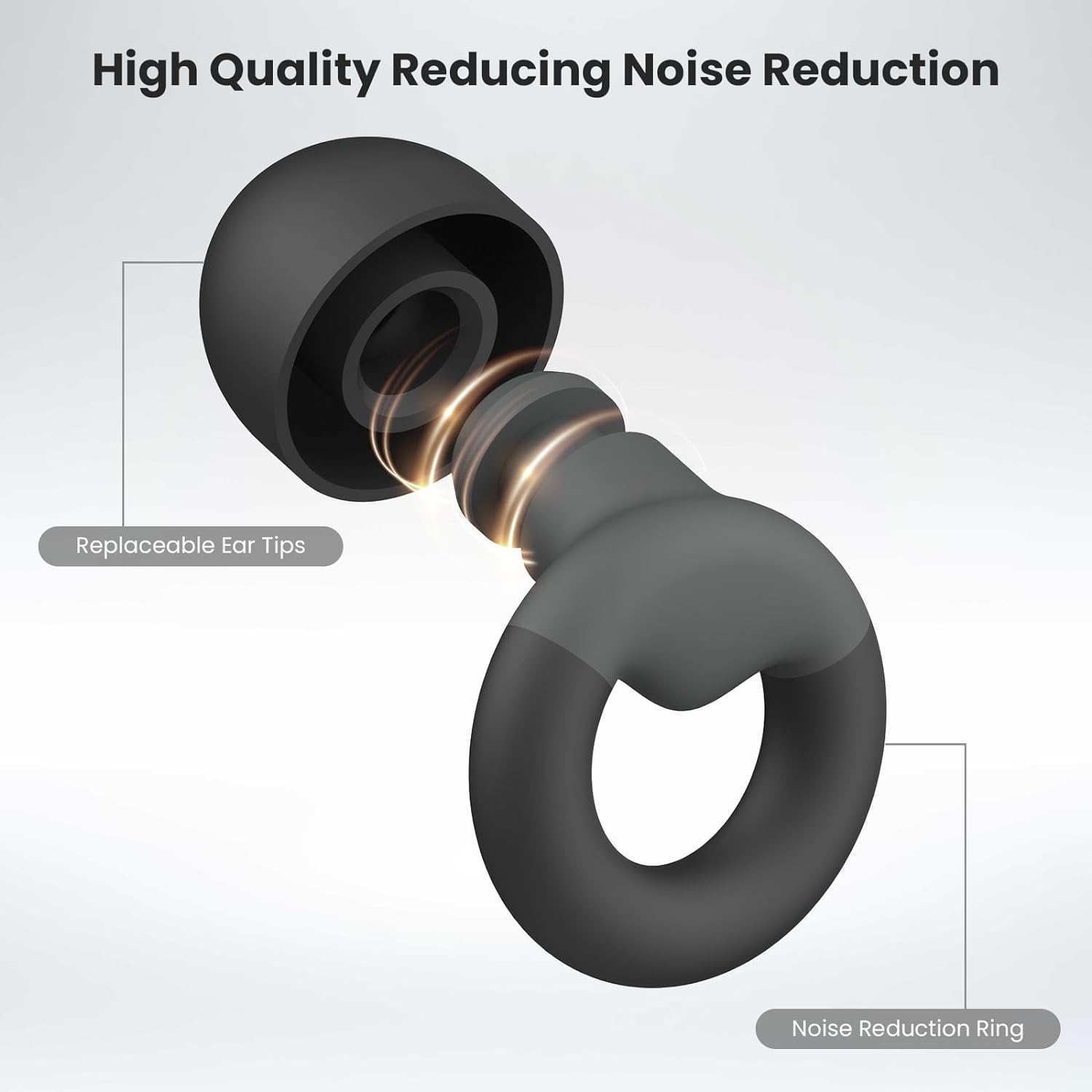 Ear Plugs for Sleeping, Noise Reduction 25dB-30dB