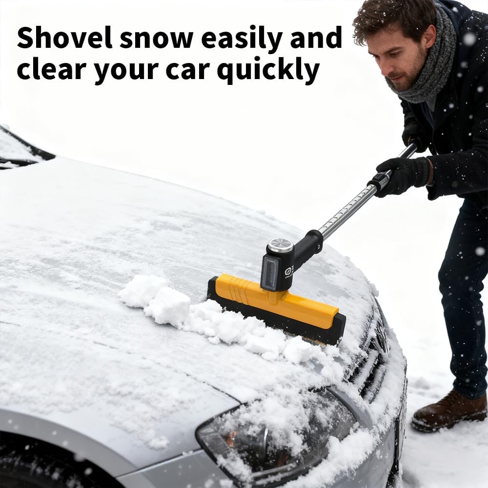 🚗Extendable Ice Scraper & Snow Brush