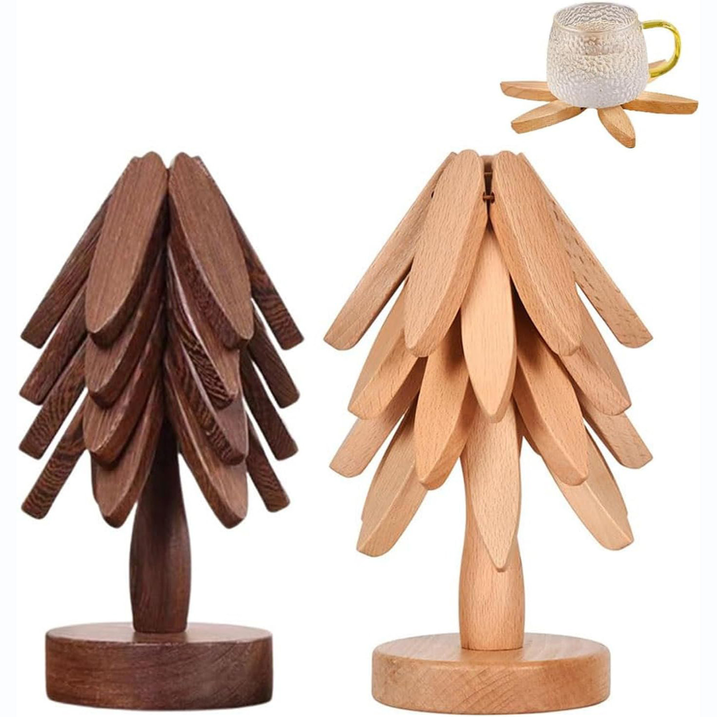 Super Creative Handmade Tree Coaster