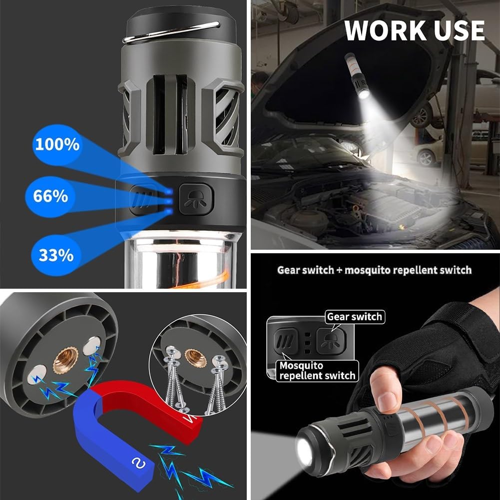 Rivaltac Mosquito Repeller with Flashlight & Power Bank