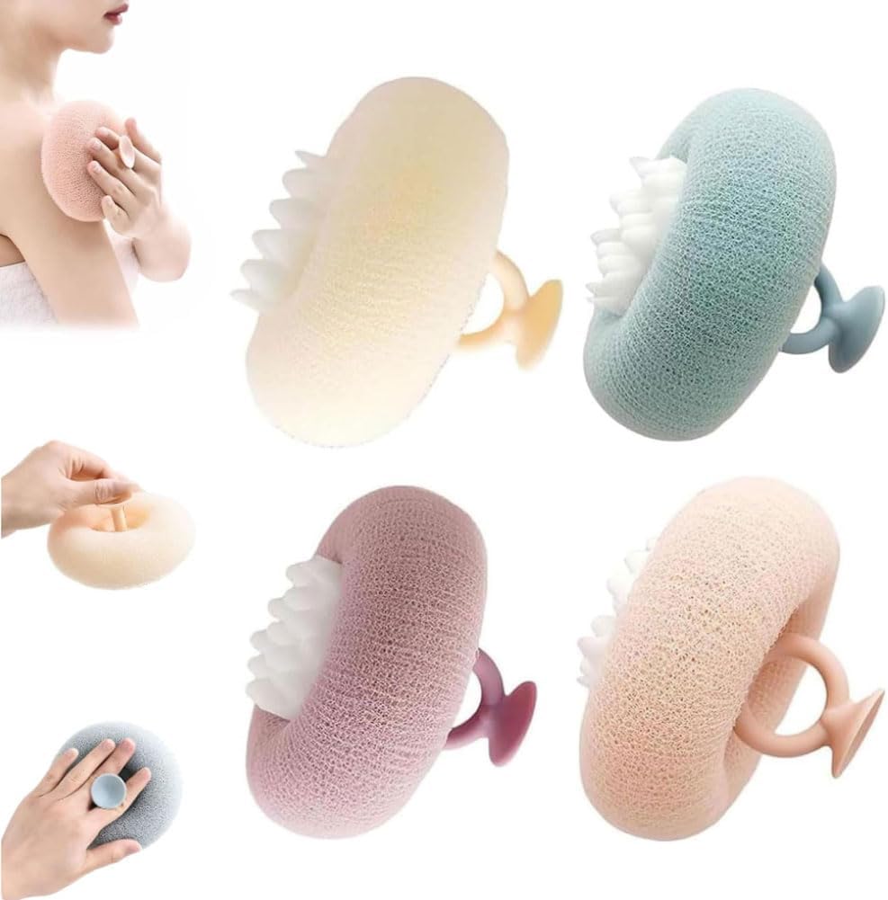 🔥LAST DAY 50% OFF🔥Super Soft Sunflower Suction Cup Bath Ball（4 Pcs / Set）