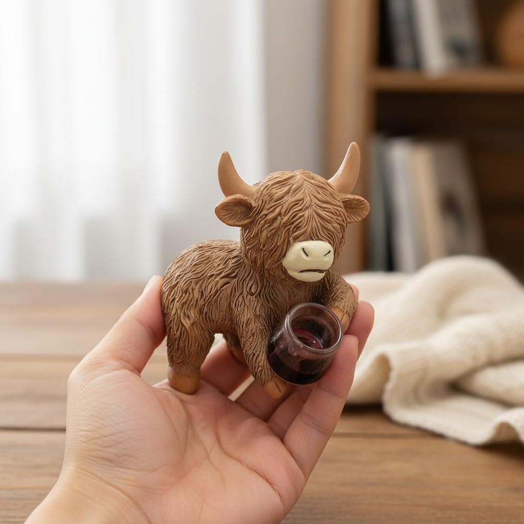 🔥🔥New Year 50% Off--Highland Cow Beer Garden Pot Buddy