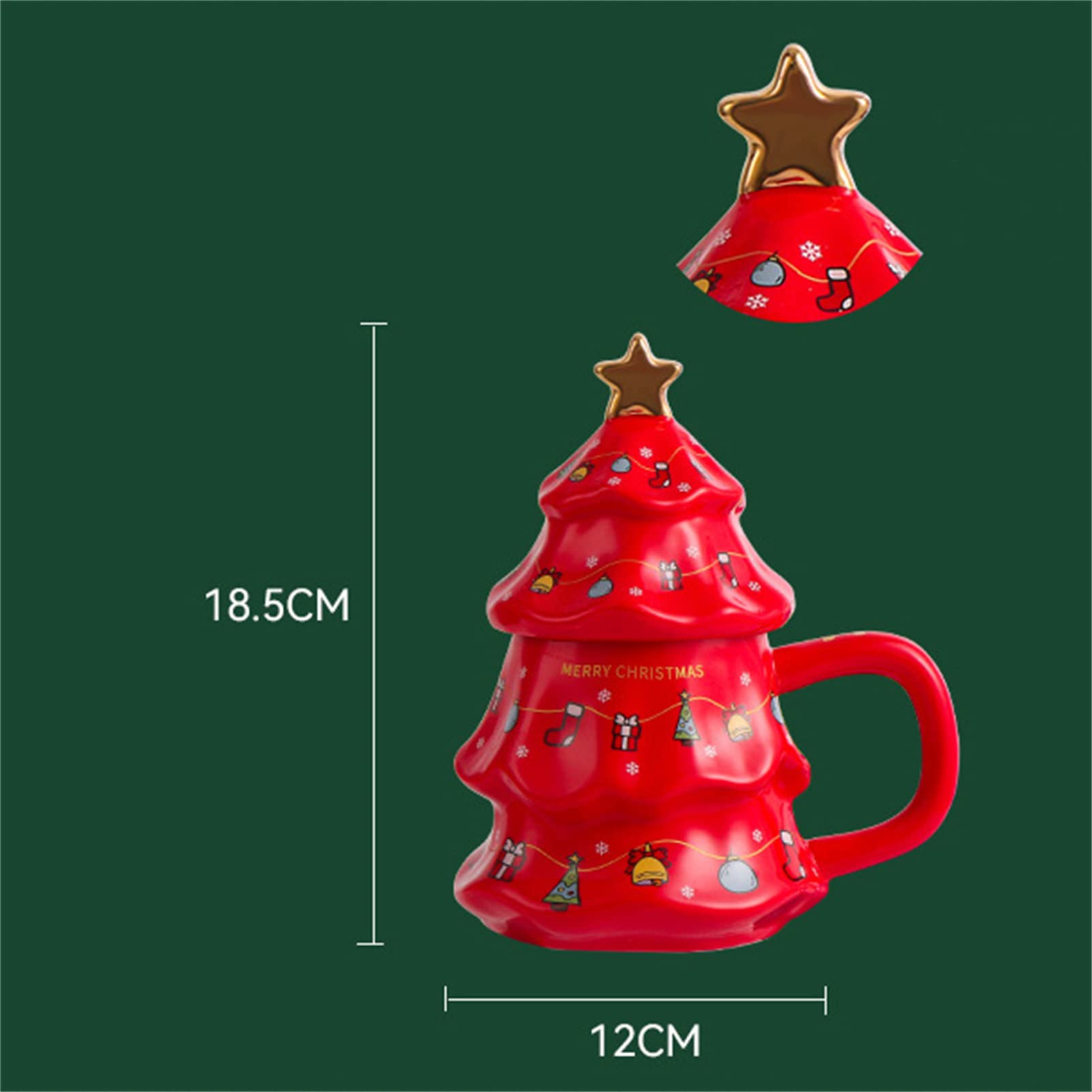 🎁The Best Gift - Creative Christmas Tree Shaped Coffee Cup