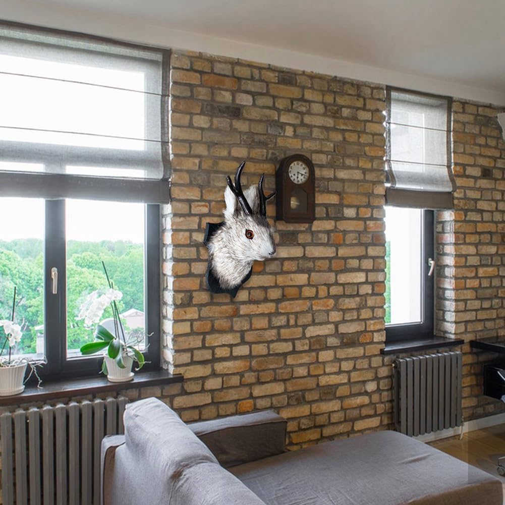 Animal Rabbit Antlers Wall Decor