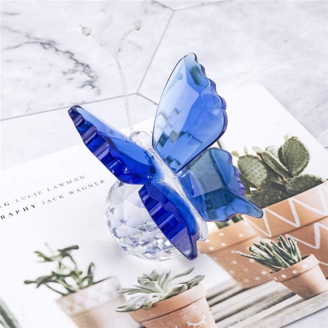 Crystal Flying Butterfly Decor 