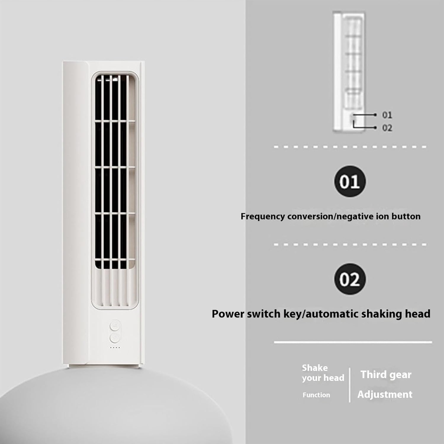 Portable Rechargeable Cooling Air Cooling Tower Fan