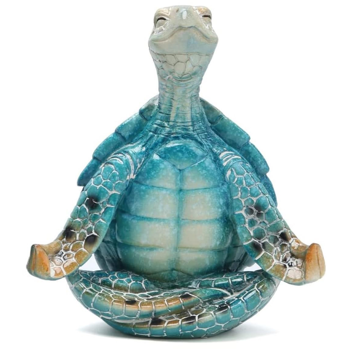 Sea Turtle Yoga Statue Sea Turtle Meditation Home Decor