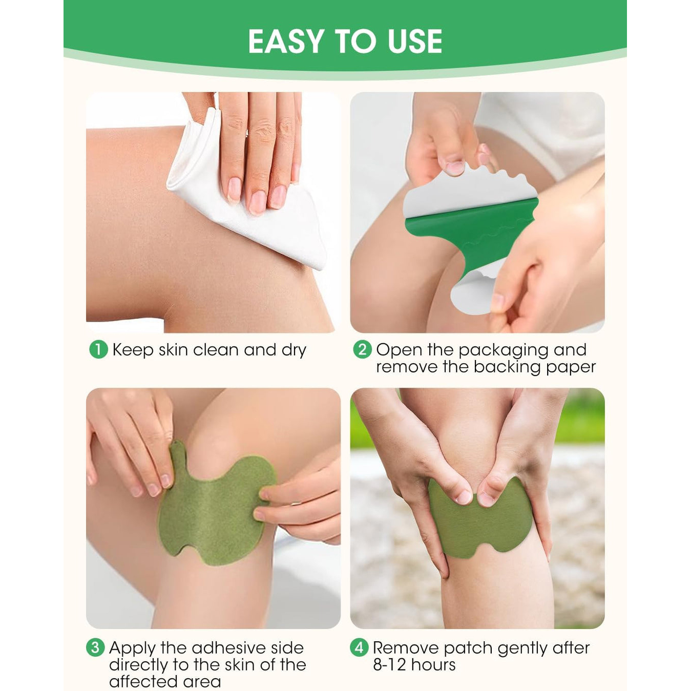 Natural Herbal Knee Patches