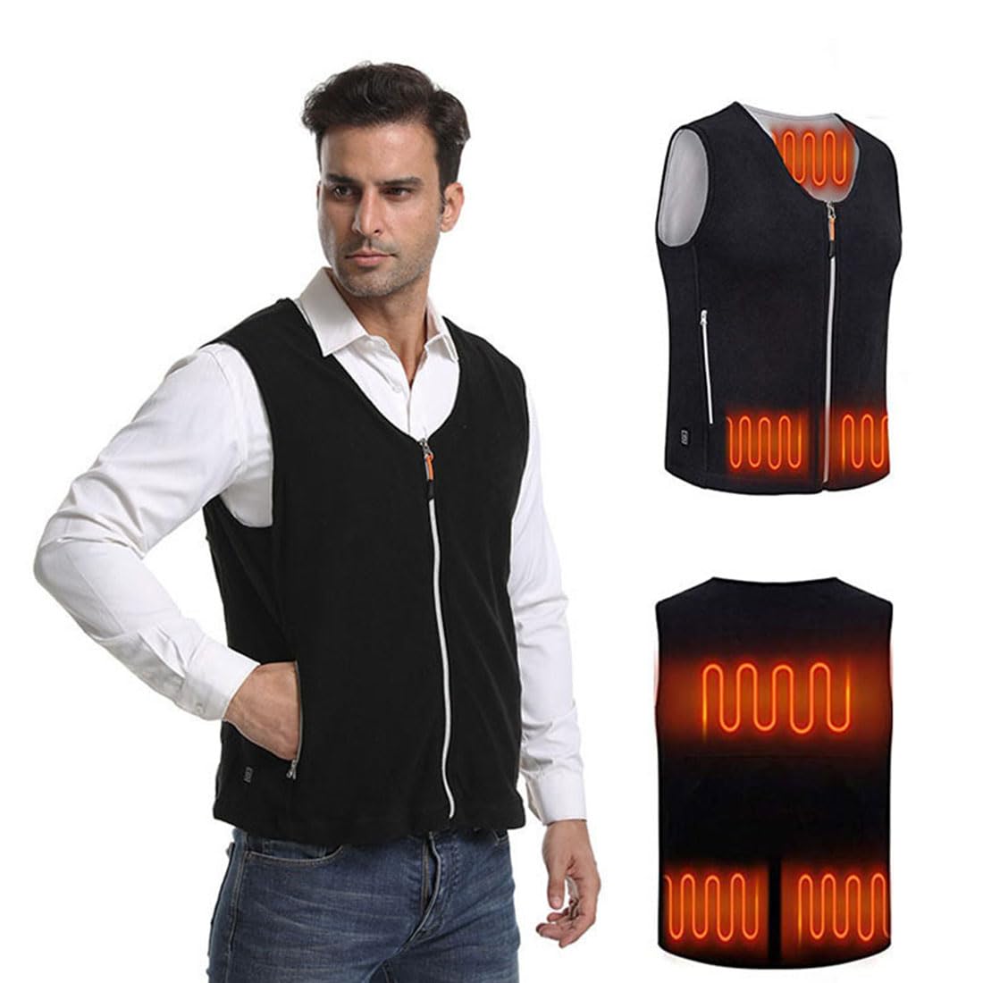 🔥🔥🔥Smart Charging Heating Polar Fleece Vest