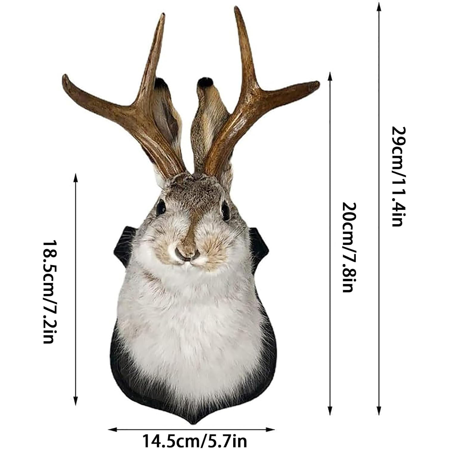 Animal Rabbit Antlers Wall Decor