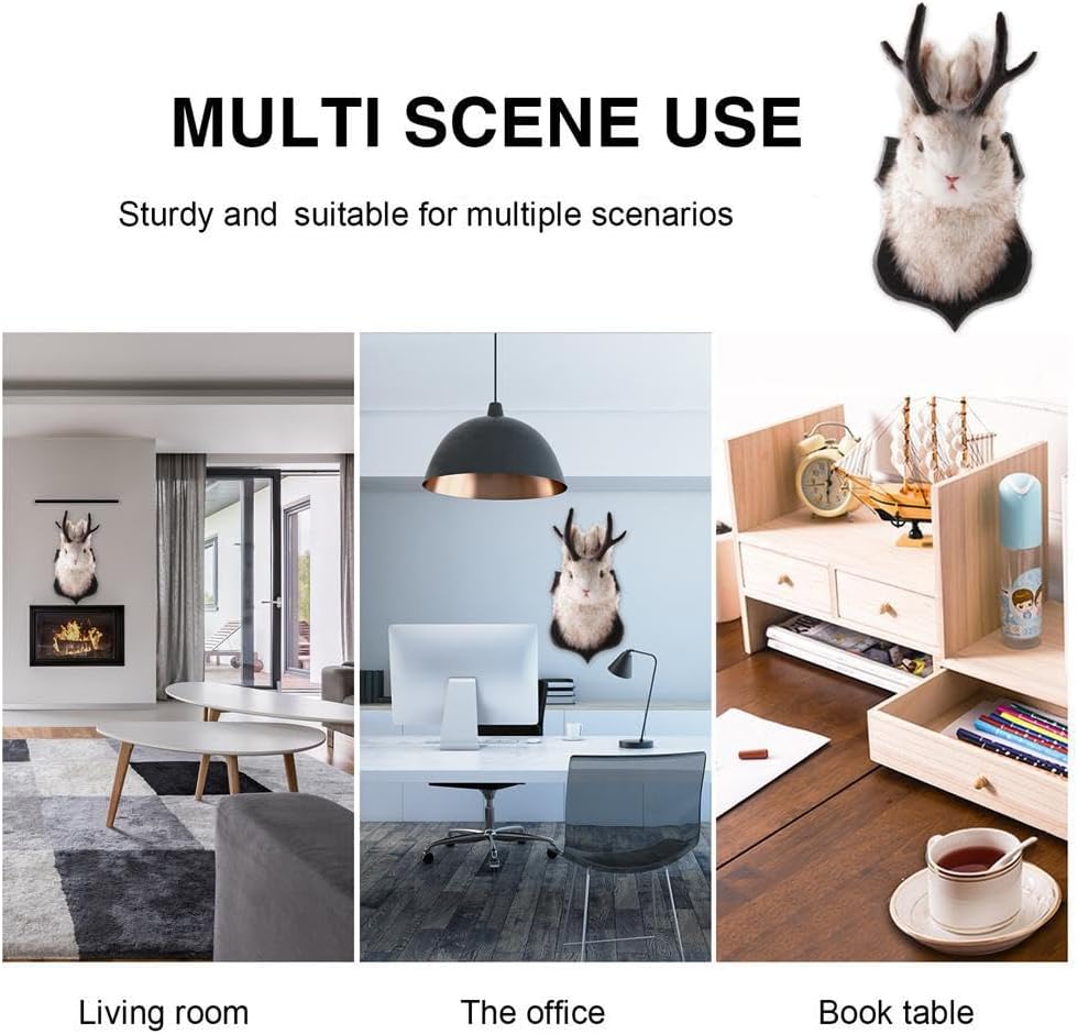 Animal Rabbit Antlers Wall Decor