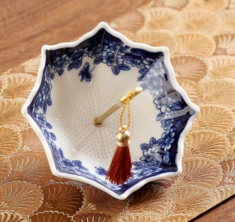 Umbrella-Shaped Ceramic Tea Strainer