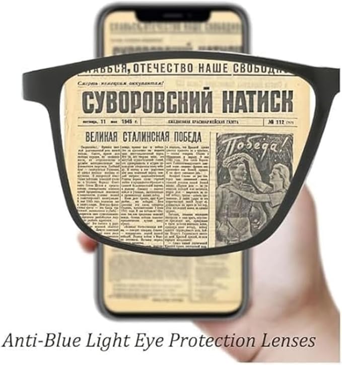 Smart Zoom Blue Light Blocking Reading Glasses