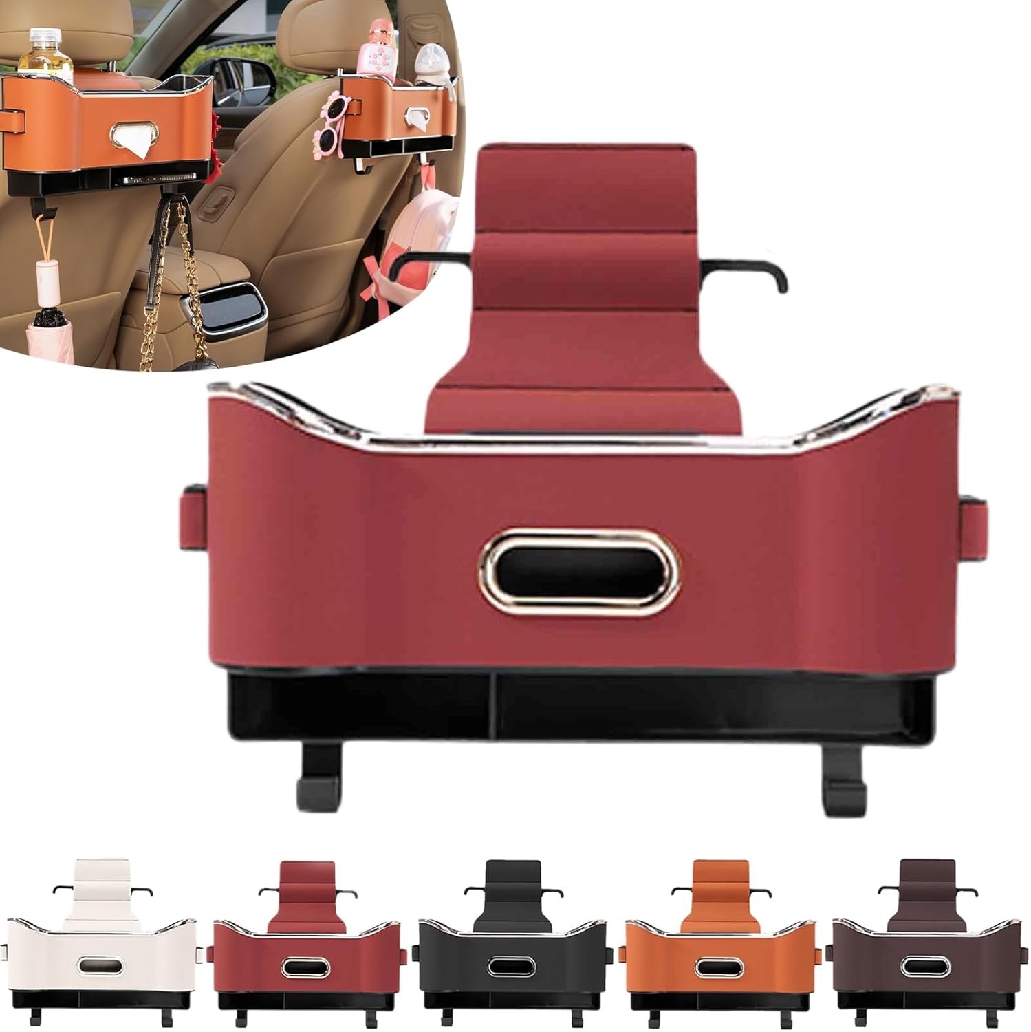 Multifunctional Car Seat Back Storage Box