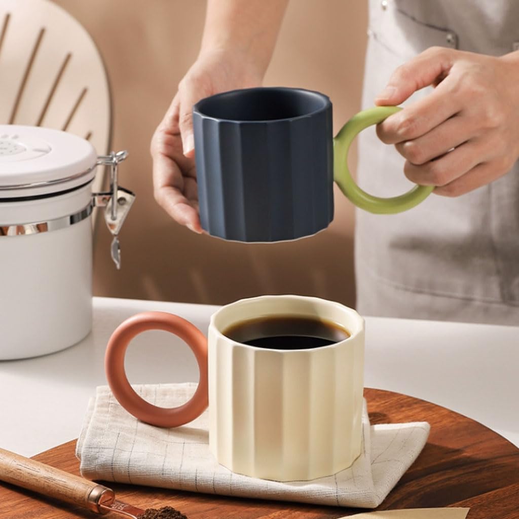 🎁Big Ears Contrasting Color Ceramic Water Cup