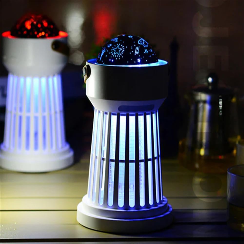 Portable 3-in-1 Cordless Projector Mosquito Killer Lamp