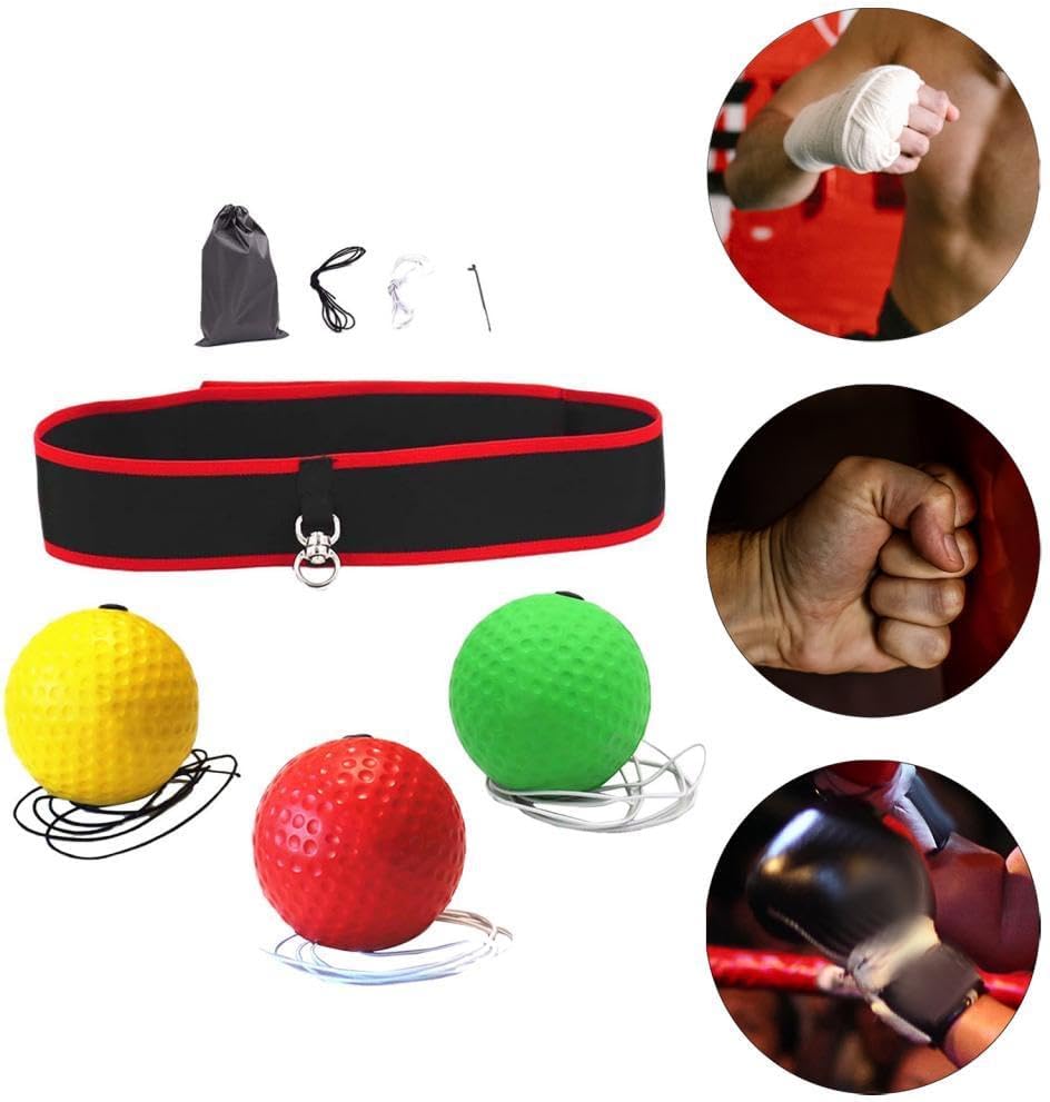 🔥49% OFF - 🔥Boxing Reflex Ball Headband，4 Ball Set