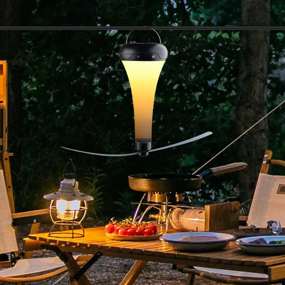 Desktop Fly Repellent Fan With Insect Repellent Lamp