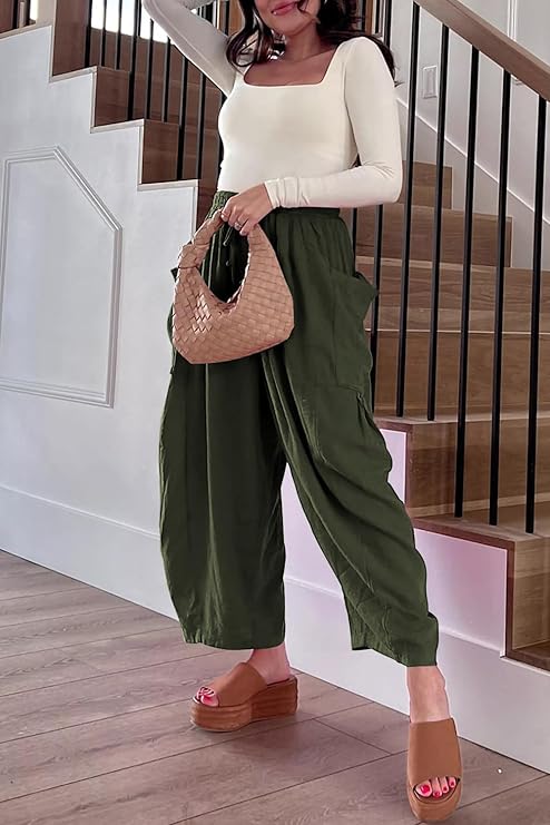 👖Women's Linen Casual Wide Leg Pants