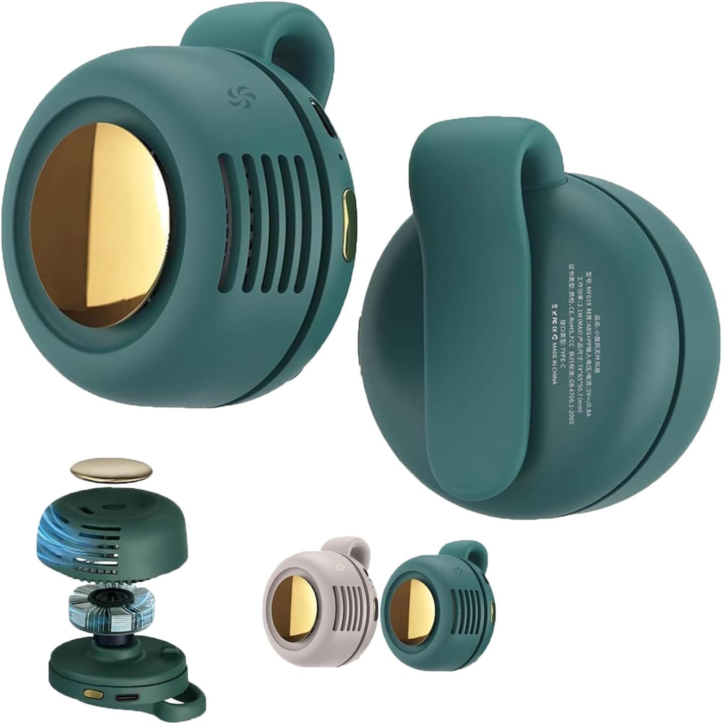 Portable Silent Mini Bladeless Electric Fan