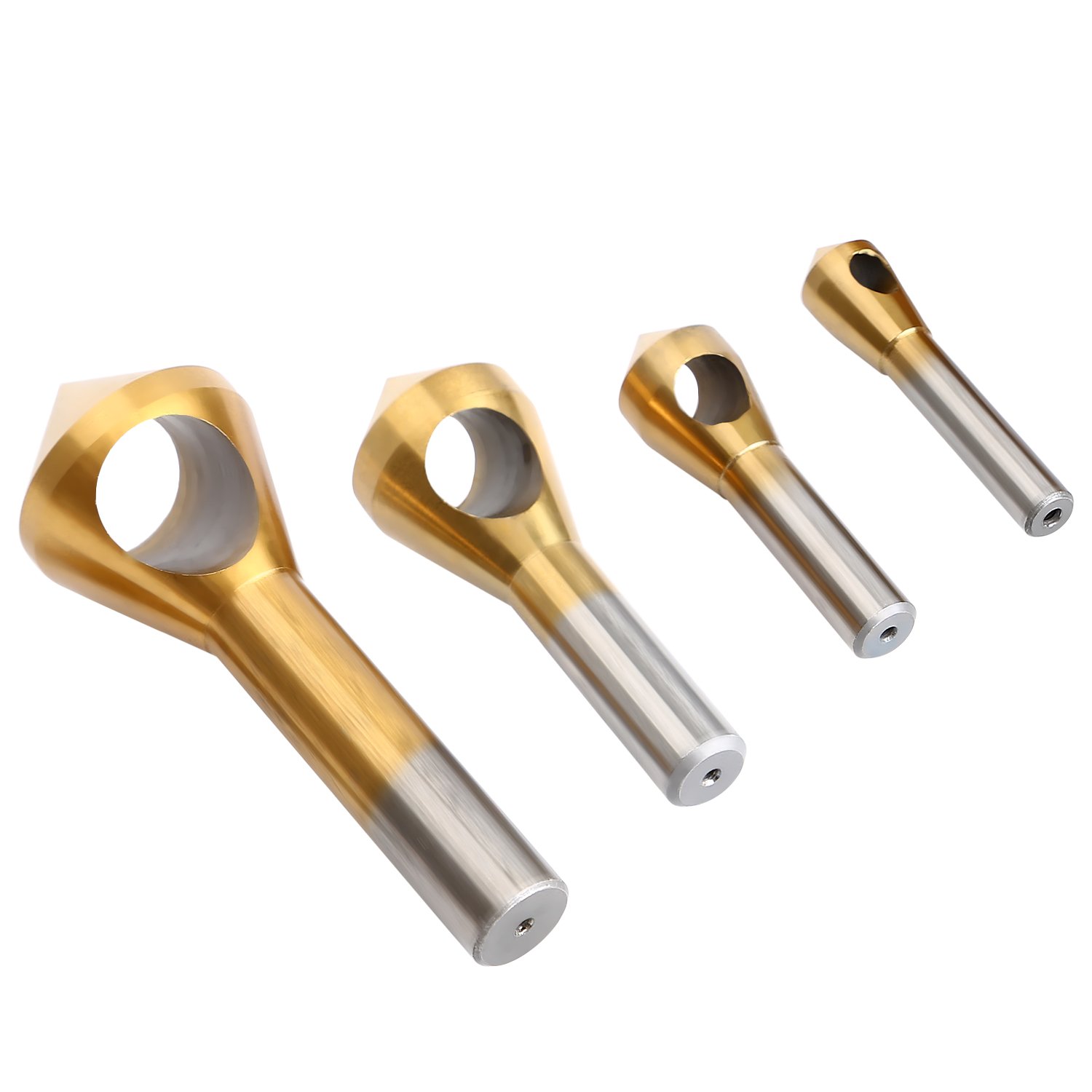 Titanium Coated Countersink Chamfer Tool  4 PCS