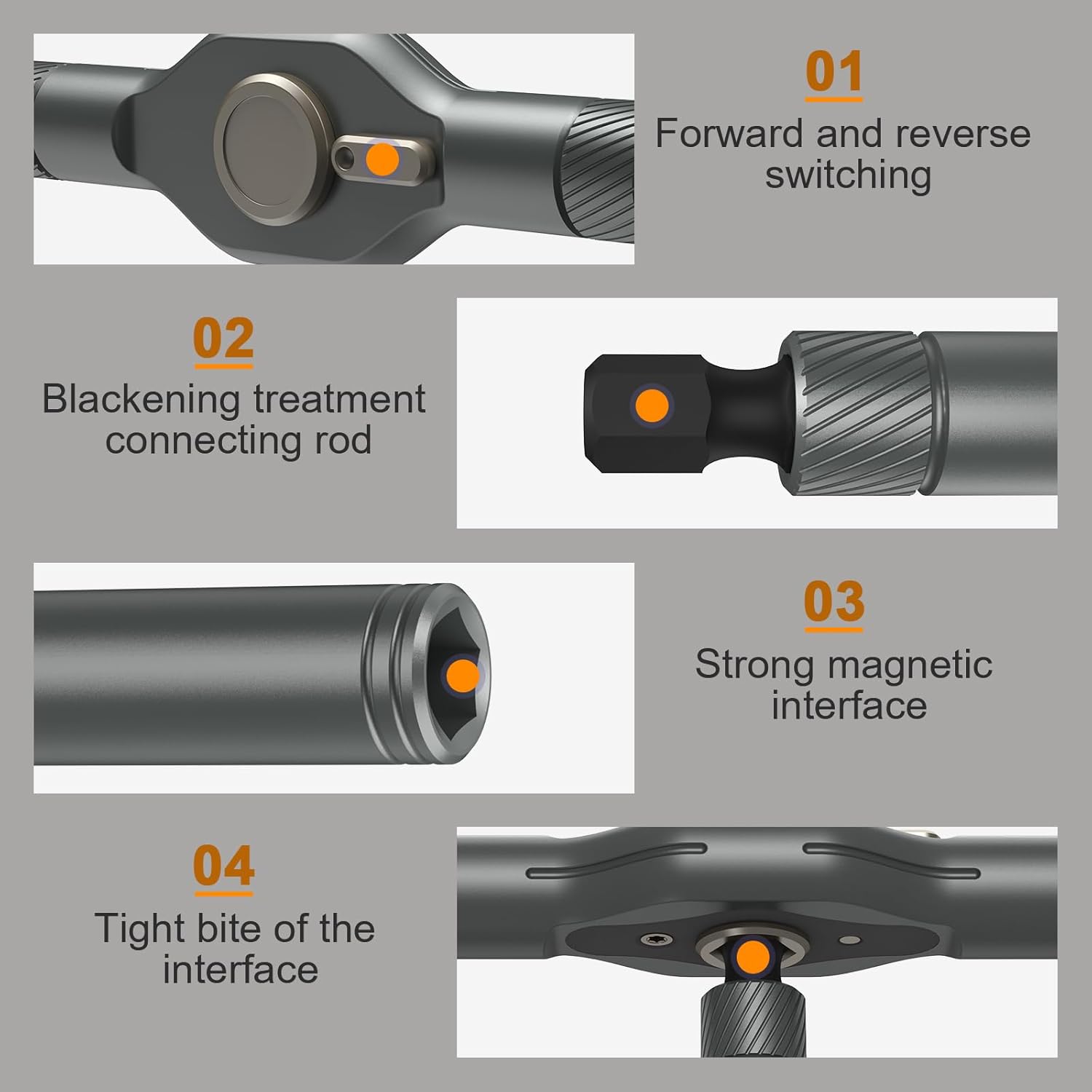 Screwdriver Set Magnetic Compact and Portable Ratchet Screwdriver