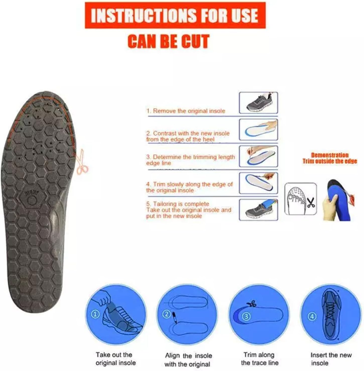🦶🏻Insoles Magnetic Acupressure for Effective Pain Relief