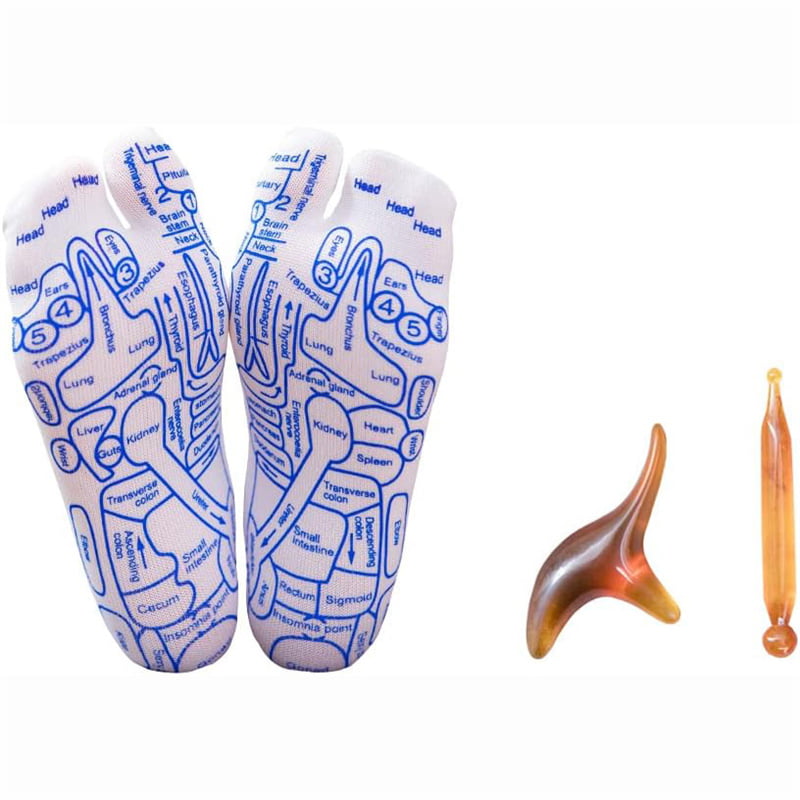 Reflexology Map Sock