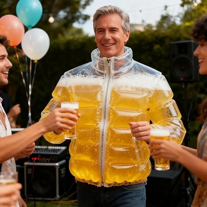 Transparent Beer Filled Jacket for Pools