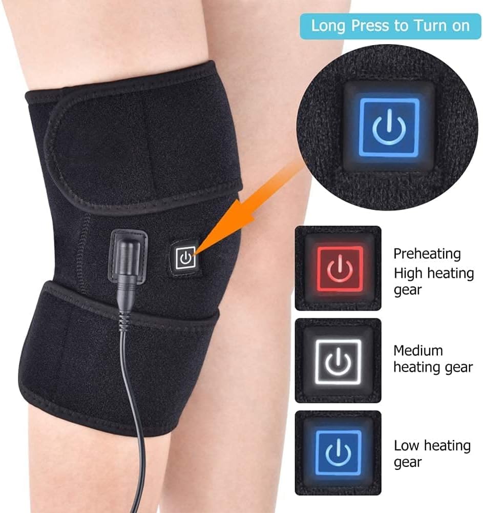  USB Heating Knee Brace Support for Arthritis