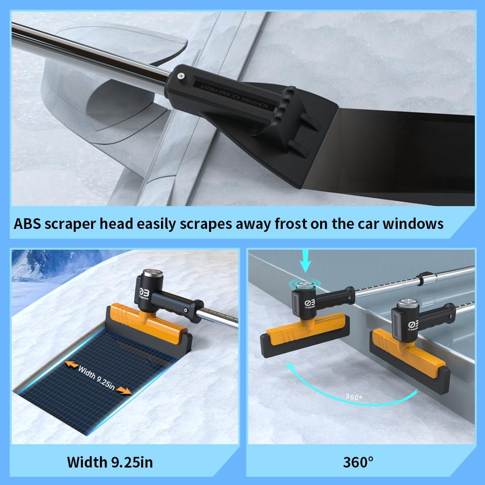 🚗Extendable Ice Scraper & Snow Brush