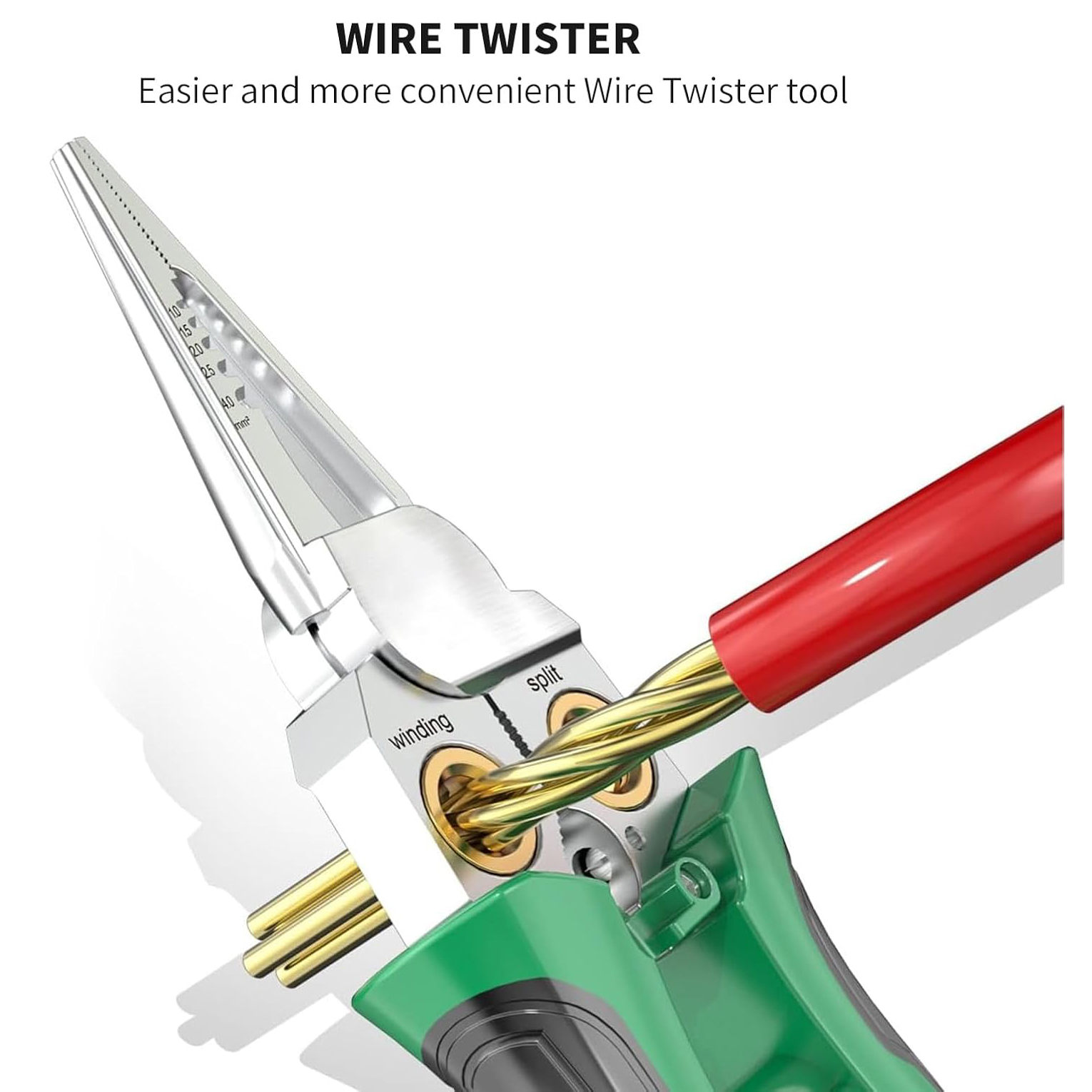 8-in-1 multifunction wire tabisolier scissors with an electrical test