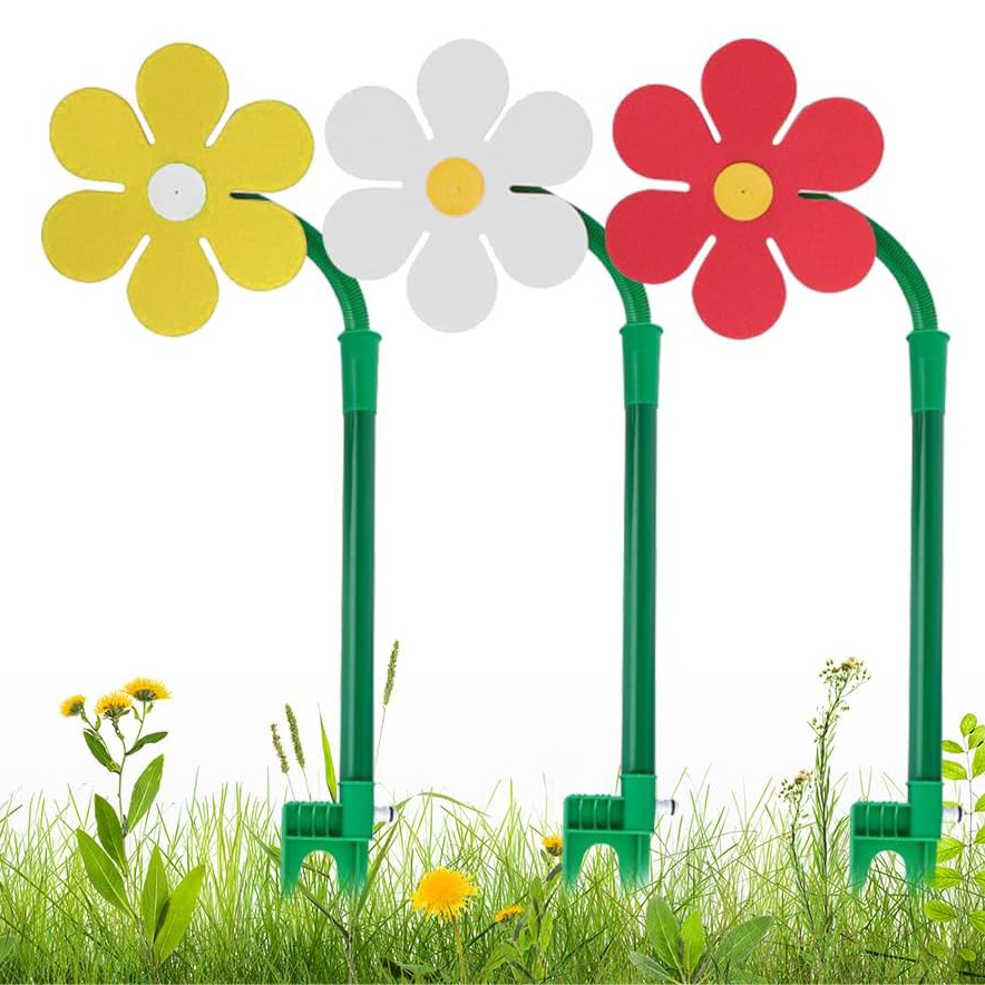 Crazy Daisy Sprinkler Sunflower Lawn Dancing Flowe
