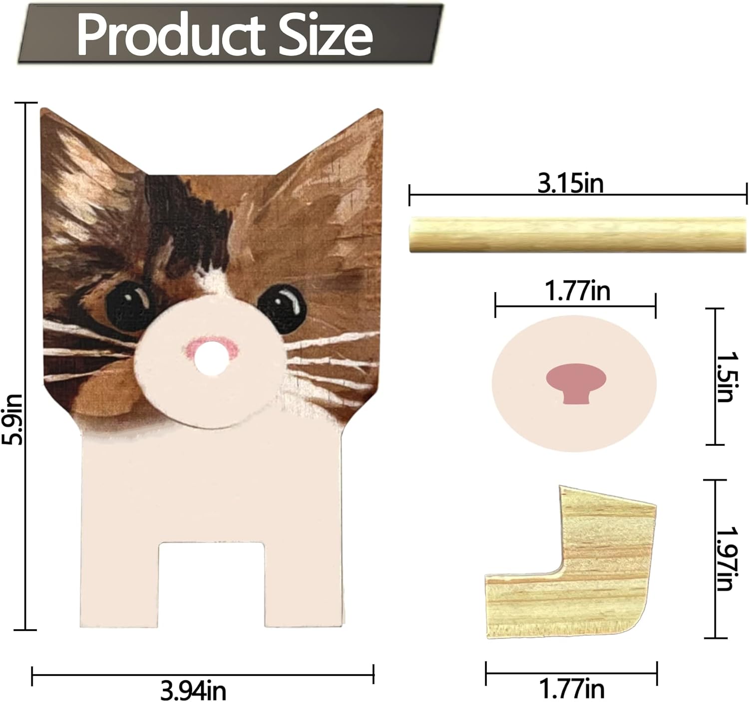 🦉Wooden Animal Glasses Stand 👓