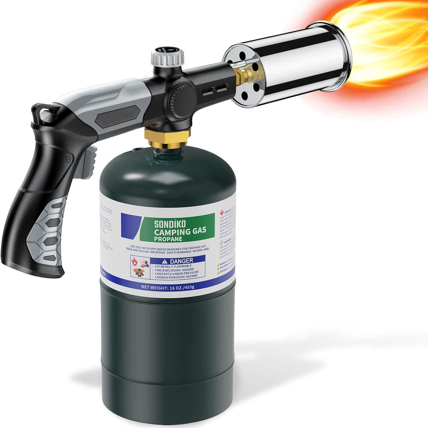 Powerful Cooking Propane Torch Head