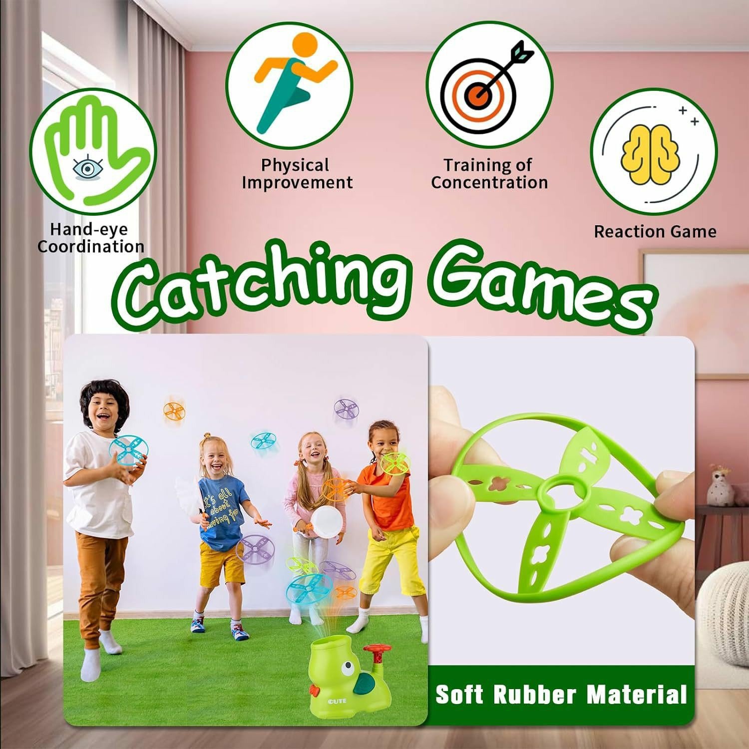 🥏Kid's Flying Discs Launcher Toys