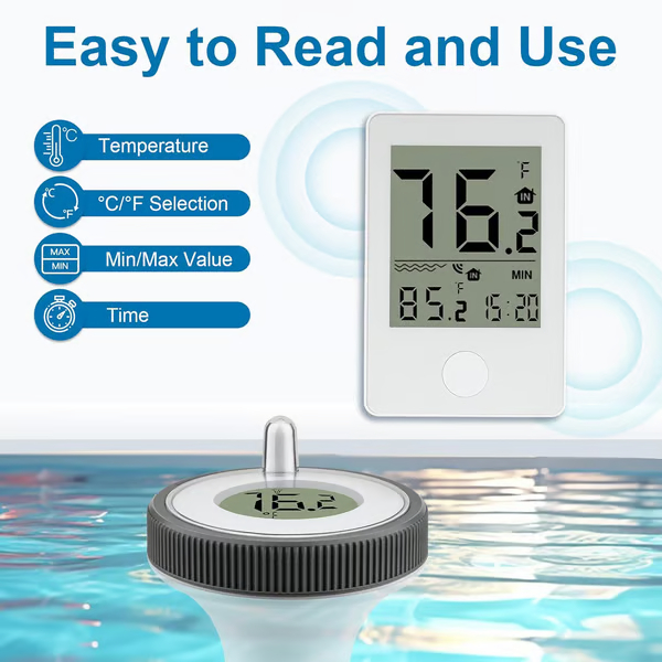 🏊Pool Thermometer🌡️（Fahrenheit Celsius switchable）