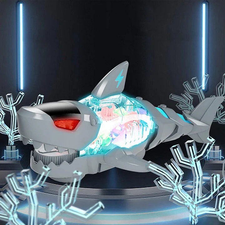 Electric Gear Shark Toy