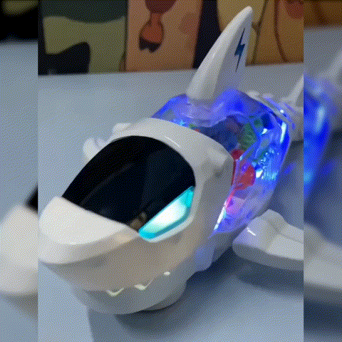Electric Gear Shark Toy
