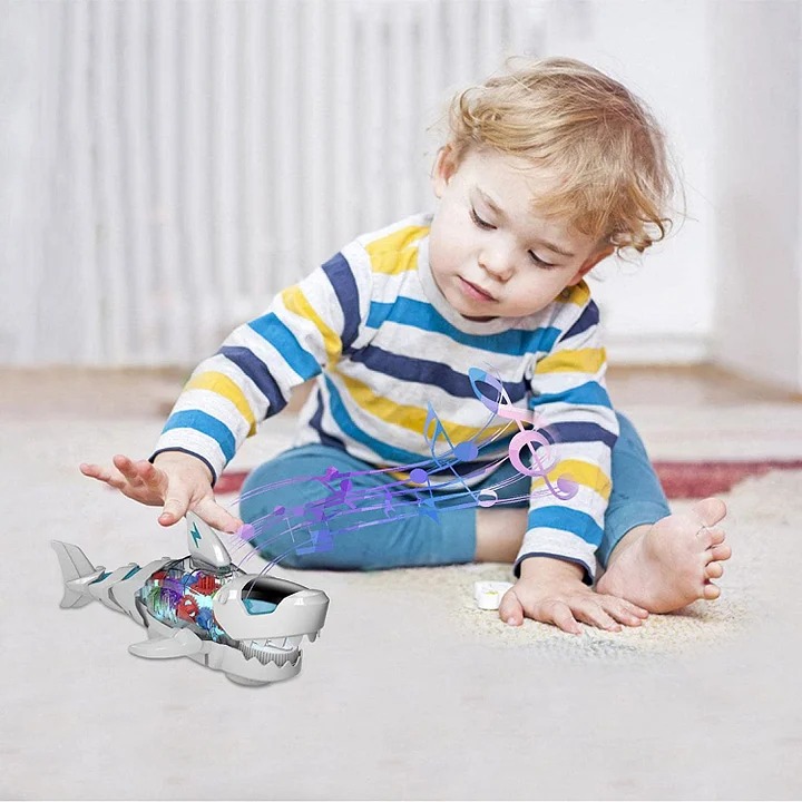 Electric Gear Shark Toy
