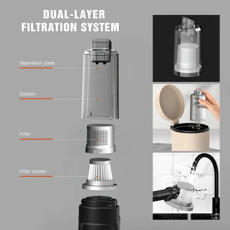   high power handheld  m and air duster portable keyboard cleaner mini abs   suction   usb charging lithium battery 40db   for home and office use home cleaning device mini m cleaner cordless   8