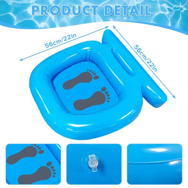 Inflatable Pool Foot Bath Basin